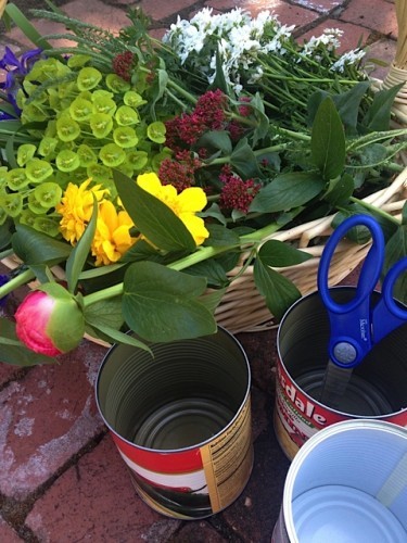 Repurposing cans for tabletop