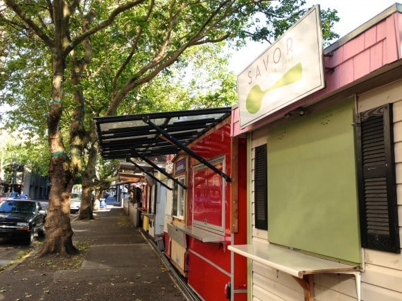 Waffle food cart