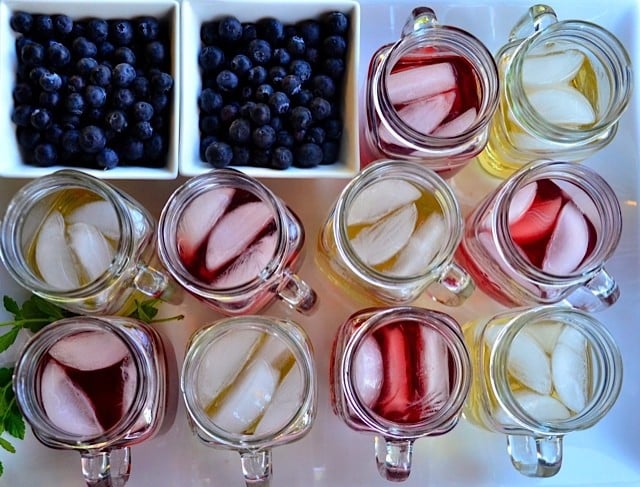 Festive 4th of July: Raspberry & Blueberry Ice Cubes