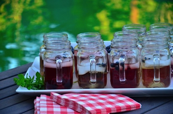 4th of July Party Drinks Display