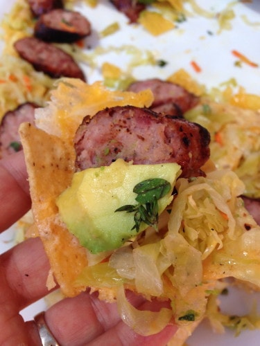 Nacho Cheese Recipe with Sausage and Sauerkraut