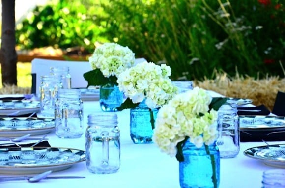 Hydrangea Tabletop | Reluctant Entertainer