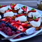 Grilled Cake Donuts with Berries