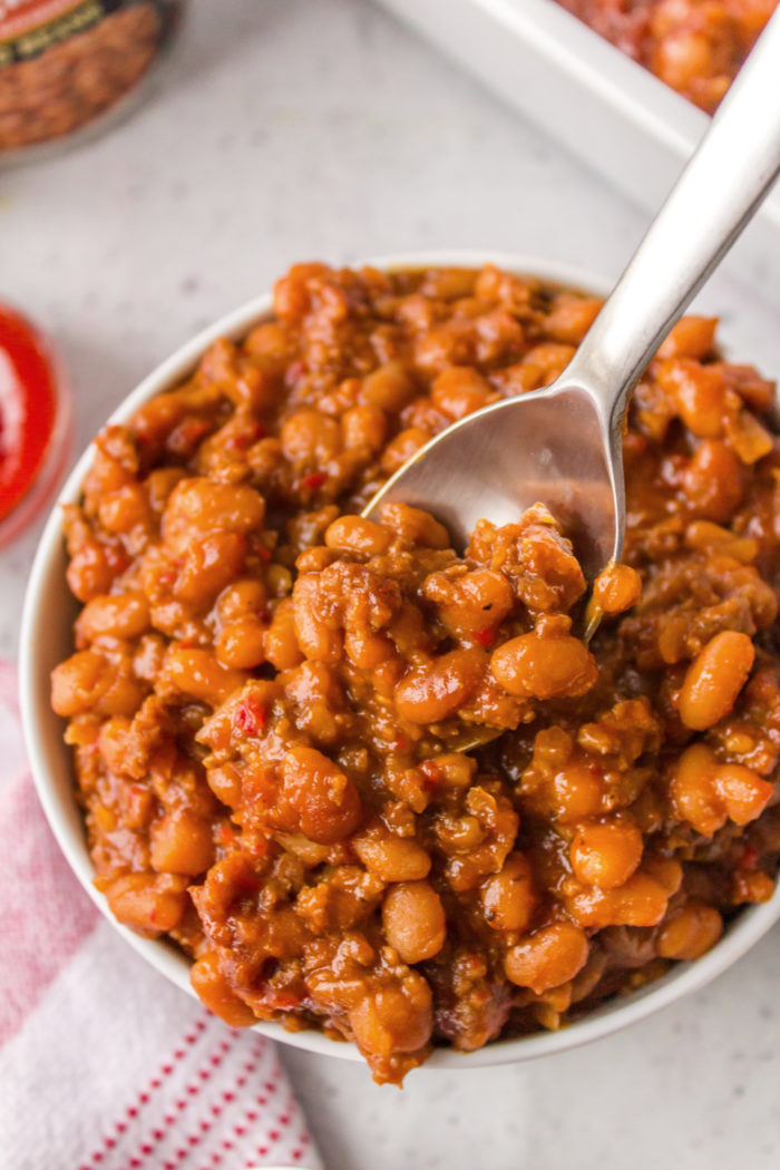 baked beans with meat