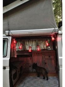 glamping party lights
