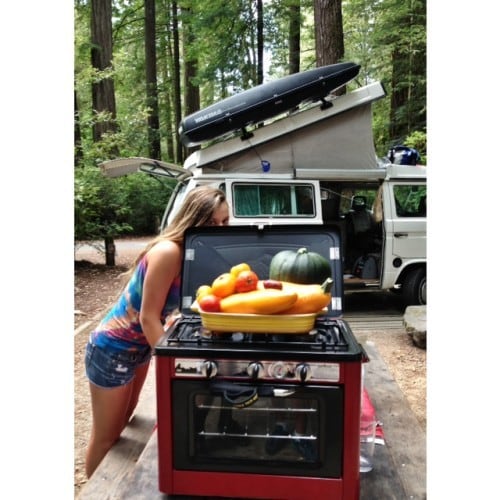 Glamping Camp Chef oven