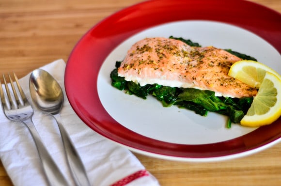 Salmon with Saute' Express