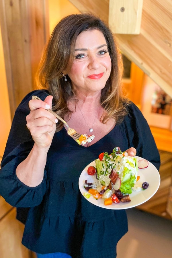 building a wedge salad board