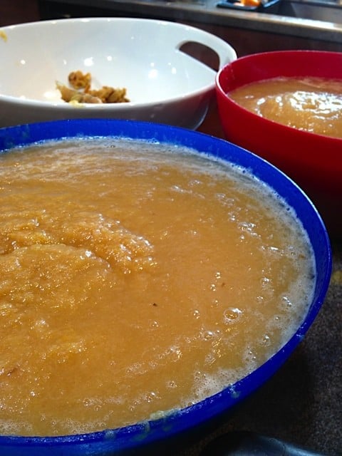 How to make applesauce with KitchenAid mixer and attachments