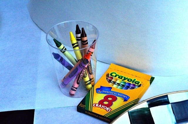 Butcher paper and crayons | kid entertaining | Reluctant Entertainer.com