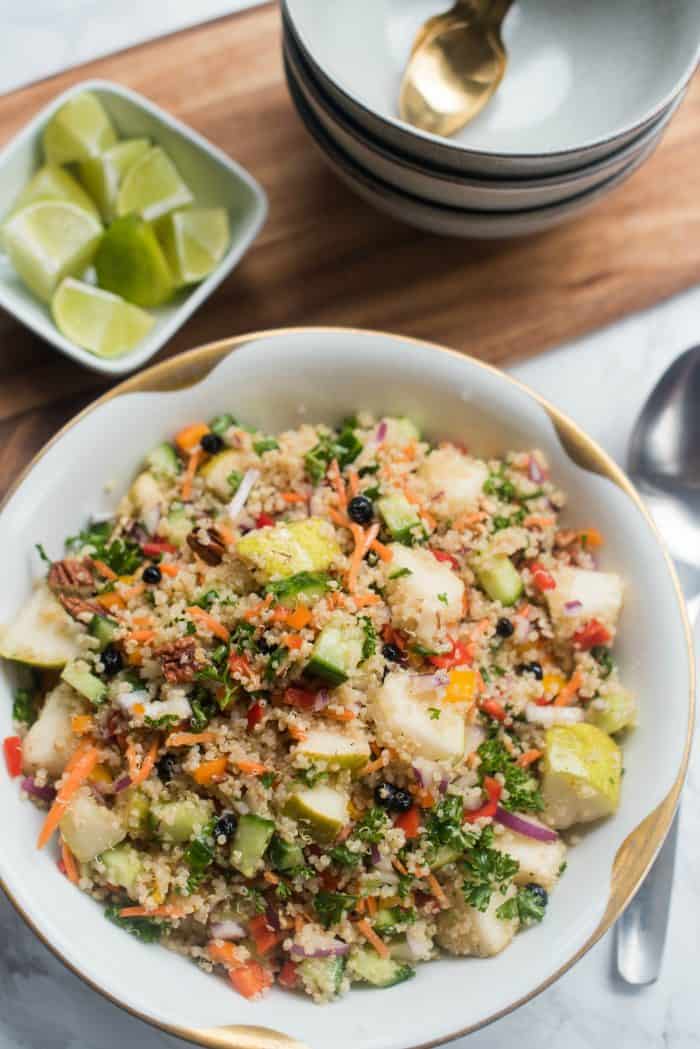 Delicious Pear Quinoa Salad