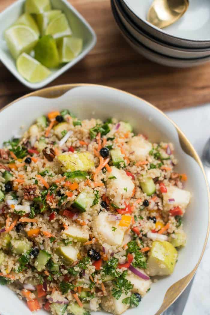 BEST Pear Quinoa Salad