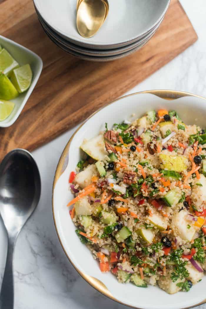 Easy Pear Quinoa Salad