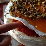 Mango and Apple Cherry Brie with Pistachios