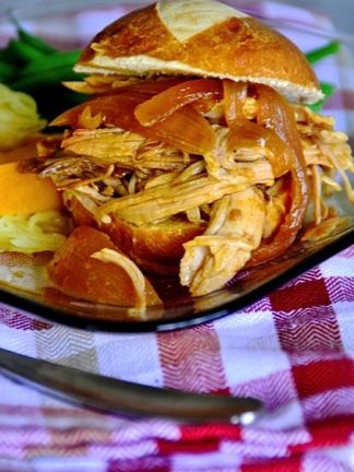 Slow Cooker Carolina Pork Sliders