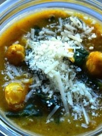 Chicken Butternut Spinach Soup