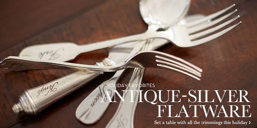 flatware from Pottery Barn