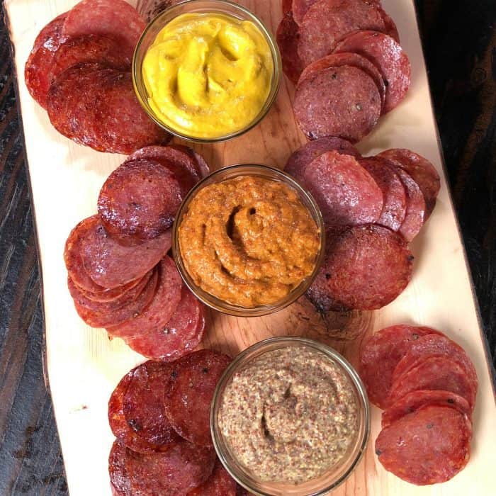 Baked Salami Chips