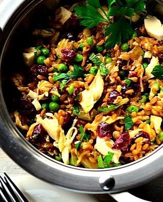 Turkey Farro Cranberries Recipe