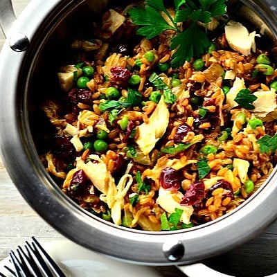 Turkey Farro Cranberries Recipe