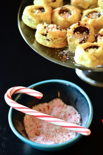 3-Ingredient Peppermint Hot Fudge Bites