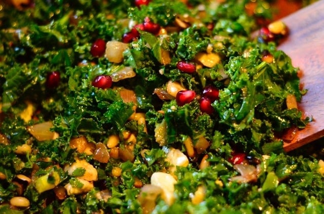 Pomegranate Kale Salad