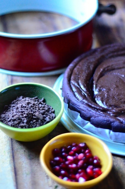 Flourless Date Chocolate Cake