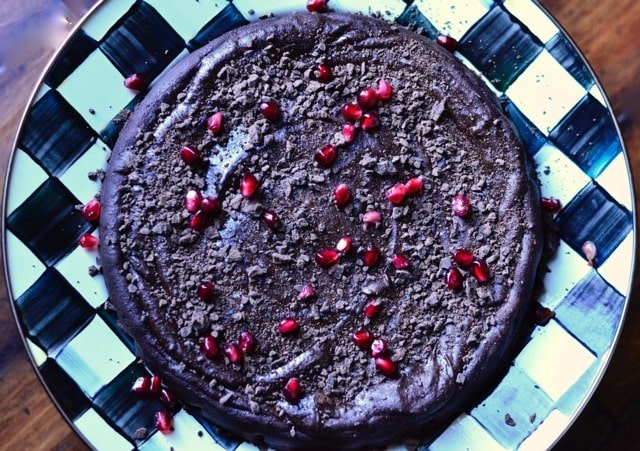 Flourless Date Chocolate Cake