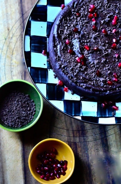 Flourless Date Chocolate Cake