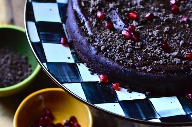 Flourless Date Chocolate Cake