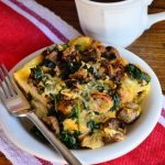 Sausage, Egg & Kale Strata