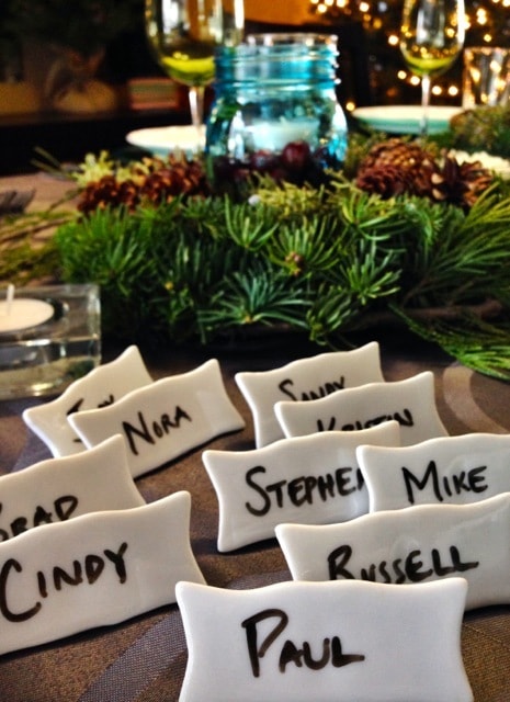 Christmas Erasable Place Cards