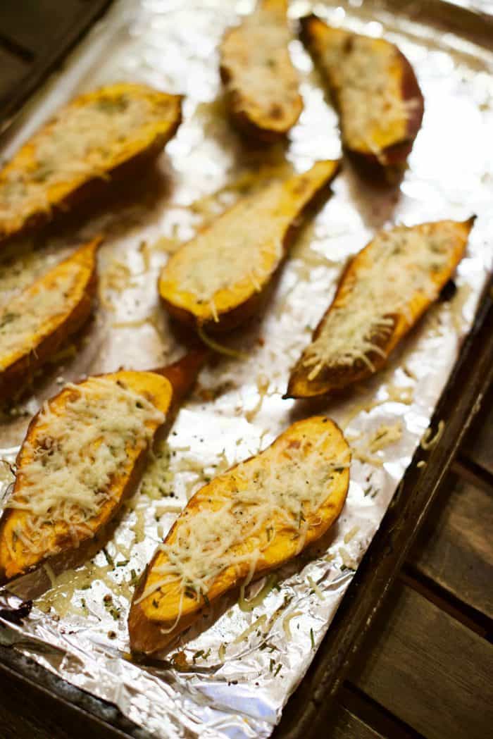 Roasted Sweet Potatoes with Rosemary - oven