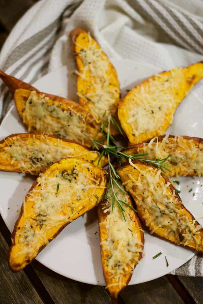 Easy Side Dish Roasted Sweet Potatoes With Rosemary Recipe 