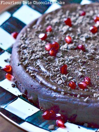 Flourless Date Chocolate Cake