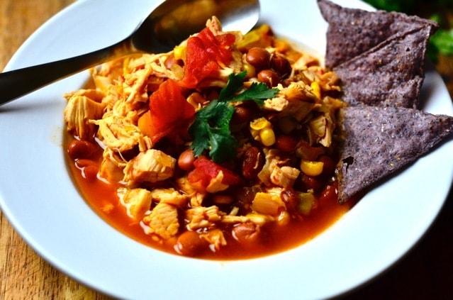 Chicken Tortilla Soup with Fresh Cilantro