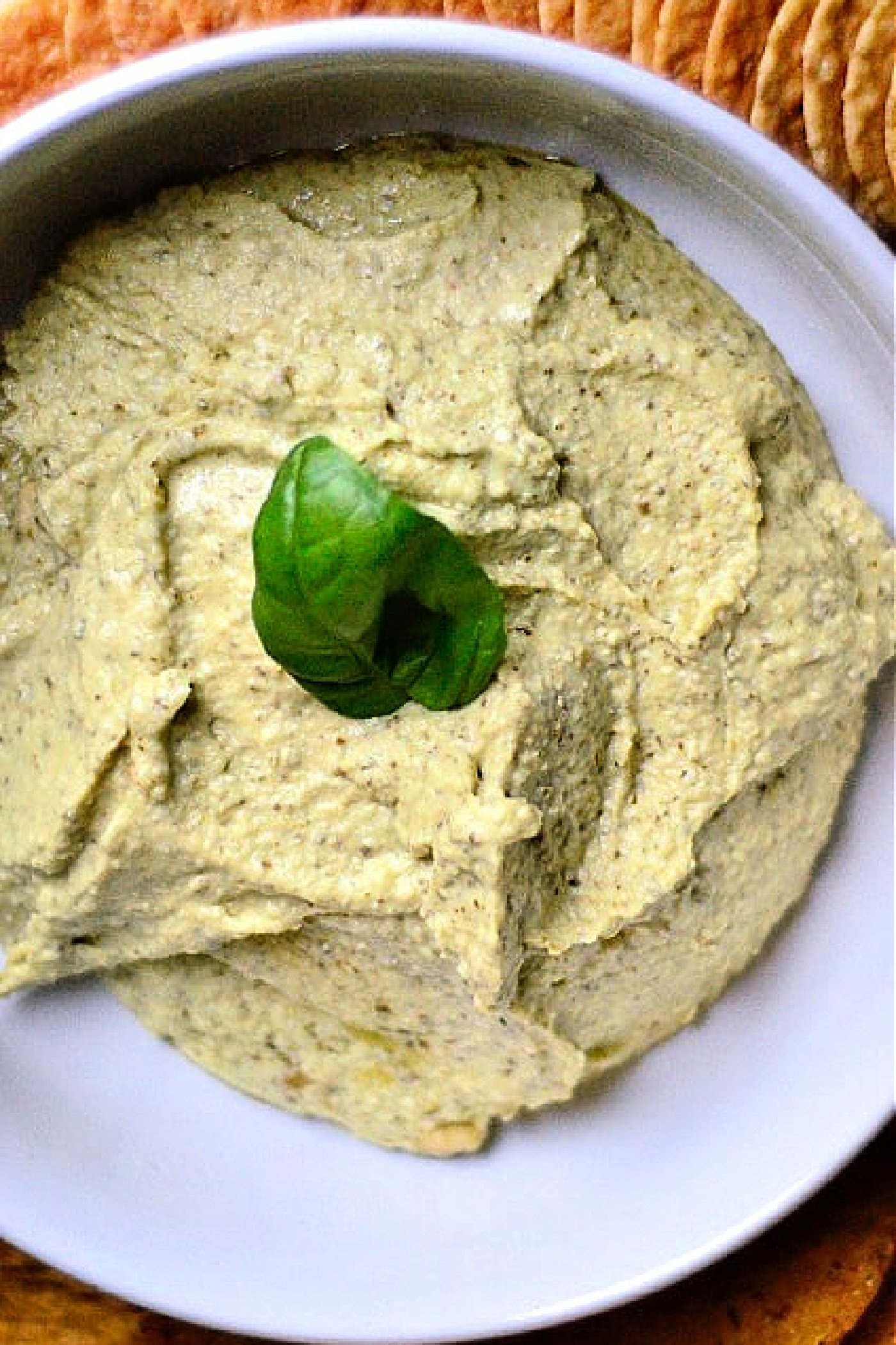 White Bean and Basil Hummus