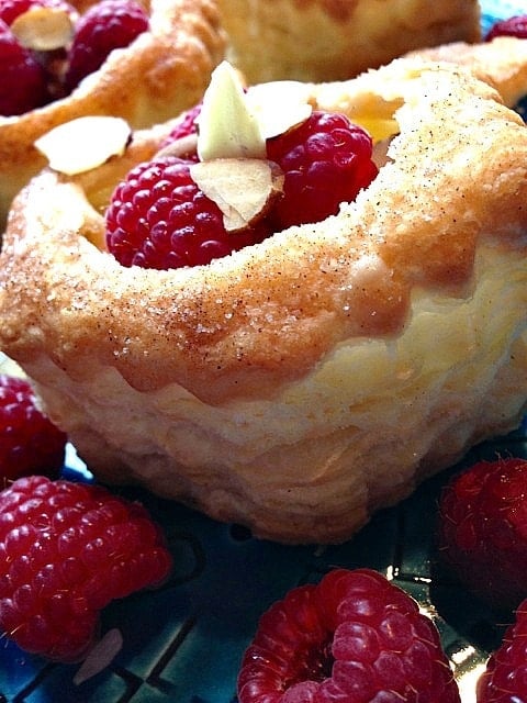 Sour Cream Lemon Puff Pastry Shells