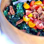 BLT Kale Salad Recipe | ReluctantEntertainer.com