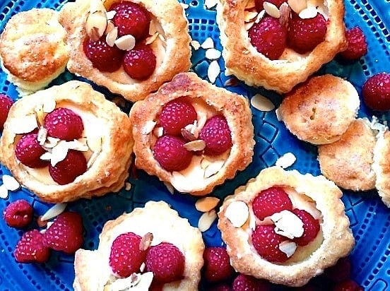 Sour Cream Lemon Puff Pastry Shells