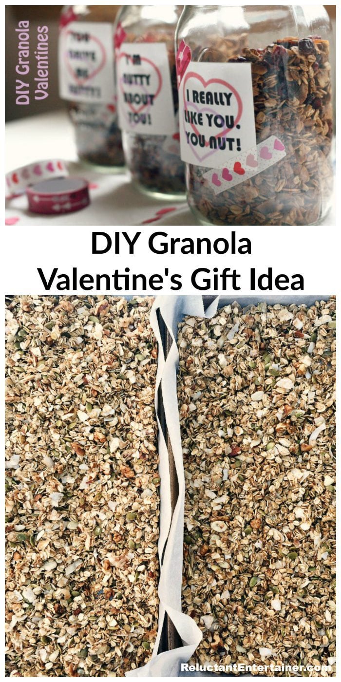 EASY DIY Granola Valentine's Gift Idea