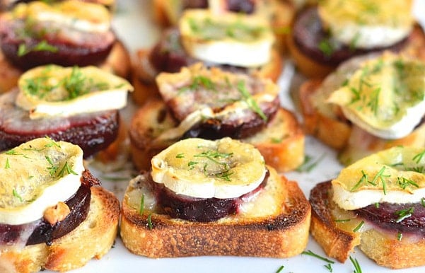 Beet & Brie Appetizer