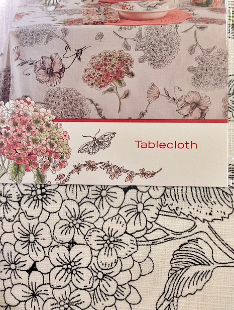 sale rack table cloth