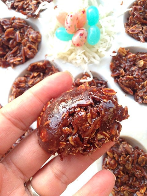 No Bake Chocolate Coconut Easter Eggs