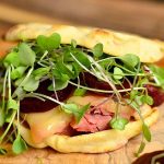 Corned Beef Swiss Naan Sandwich