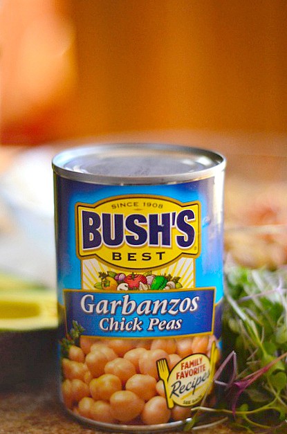 Bush's Stuffed Garbanzo Bean and Chicken Wrap