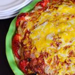 Red Pepper Turkey Meatloaf Pie