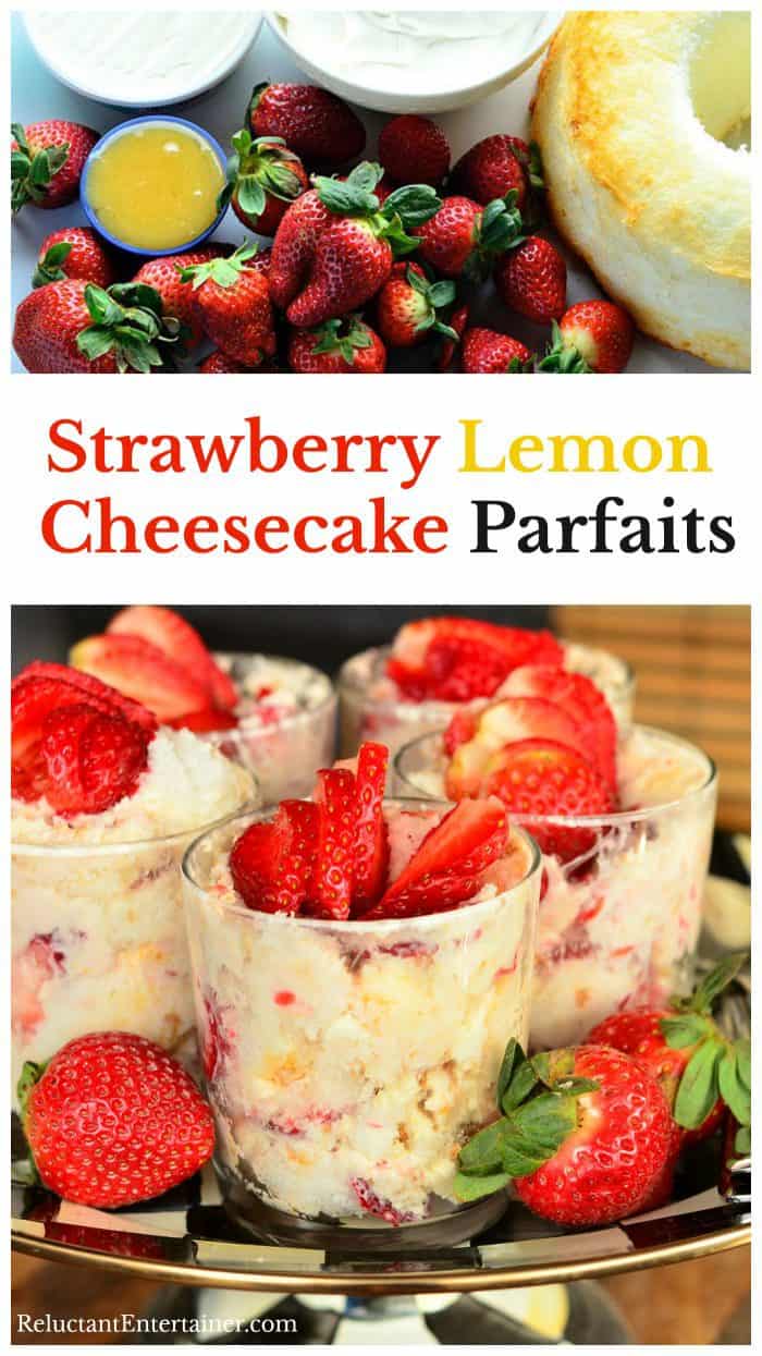 Strawberry Lemon Cheesecake Parfaits Recipe