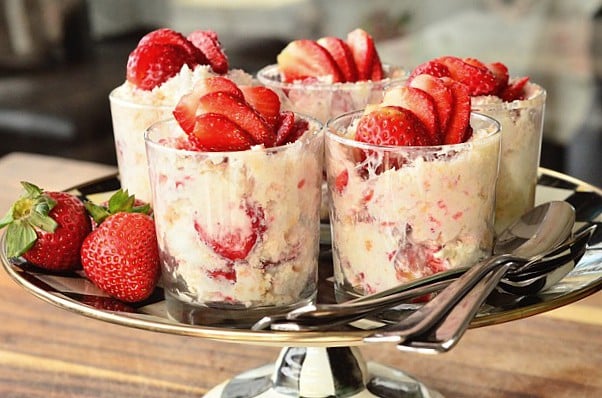 Strawberry Lemon Cheesecake Parfaits Recipe