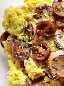 Scrambled Egg Risotto